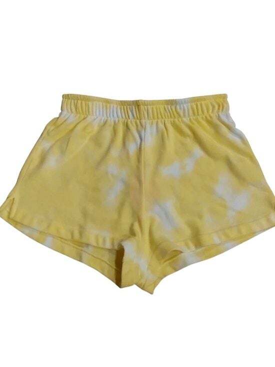 Wildfox Pants - Wildfox Yellow Tie Dye Cotton Shorts Size Large